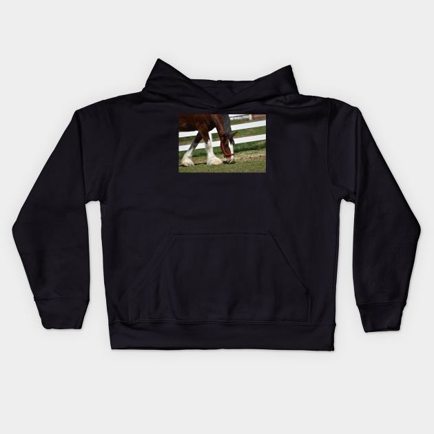 Clydesdale Kids Hoodie by MarieDarcy